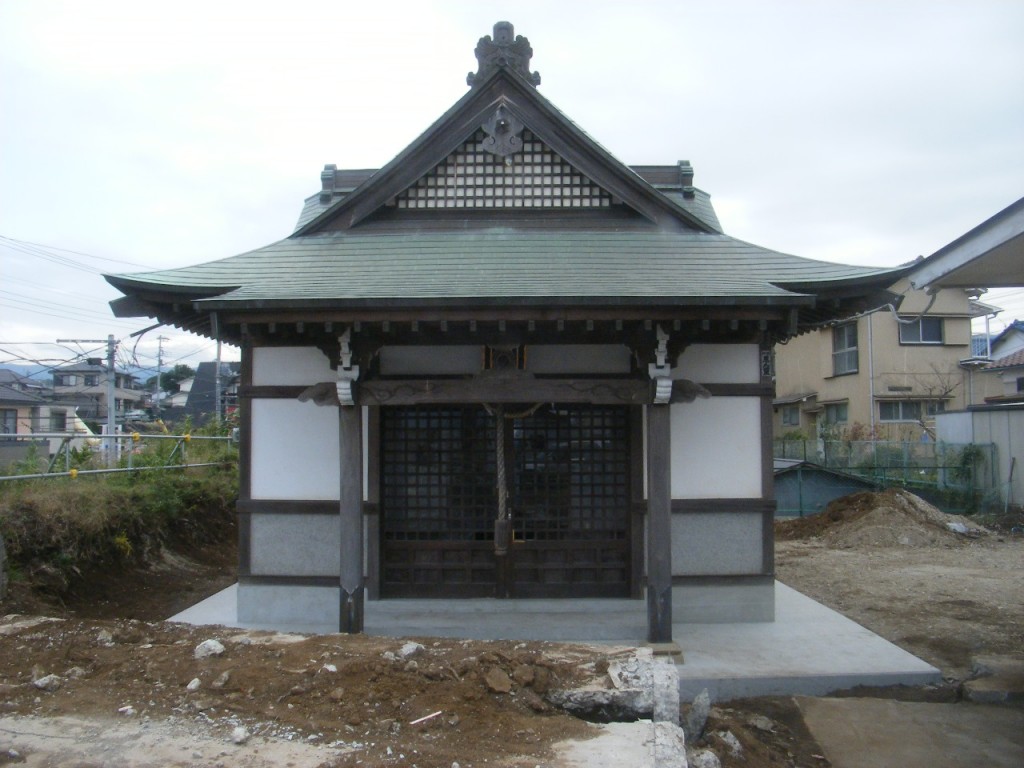 曳き屋神社移設工 (3)